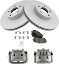 Front Brake Pad & Rotor Kit Ceramic Premium G-Coated - Direct Fit