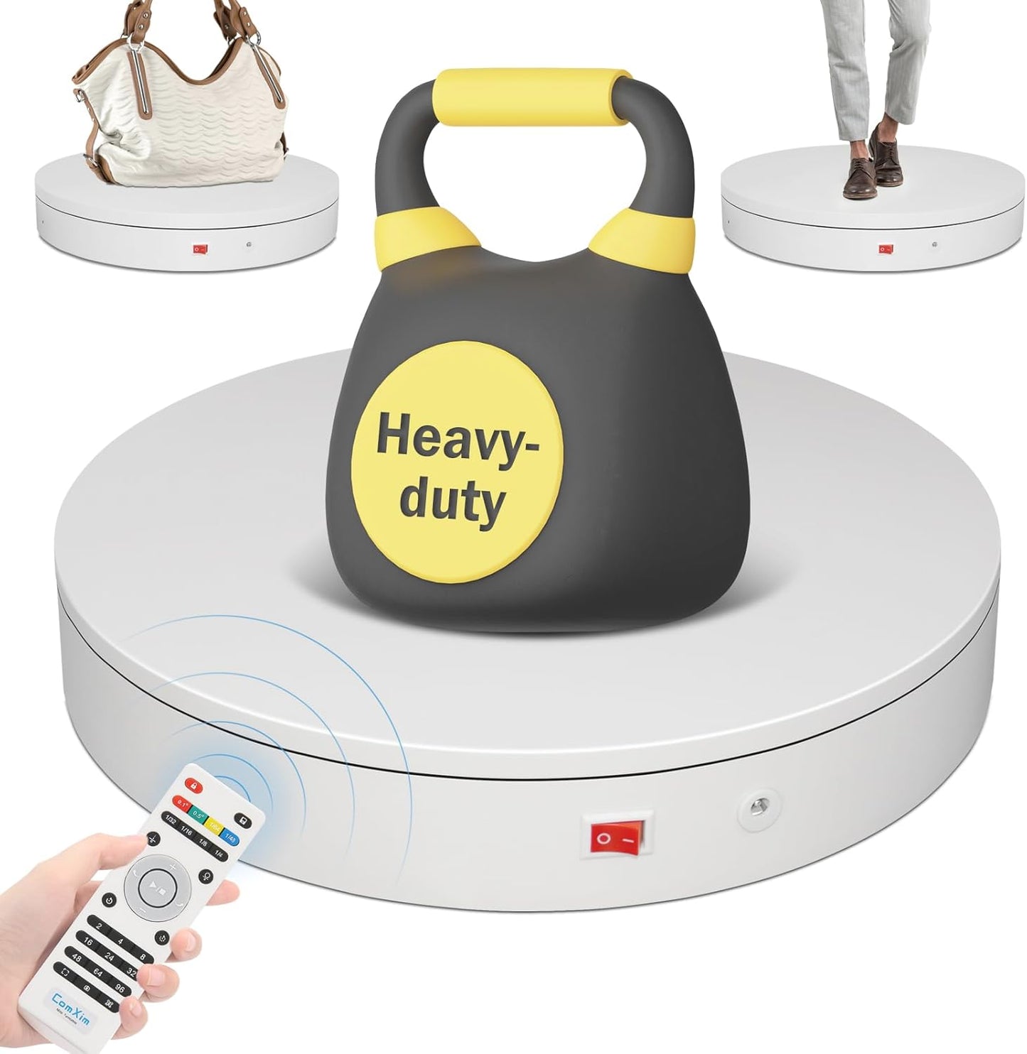 15.8In Remote Motorized Electric Turntable for Photography Use