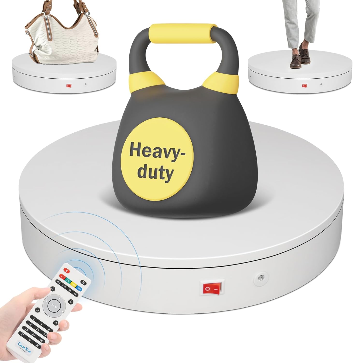 15.8In Remote Motorized Electric Turntable for Photography Use