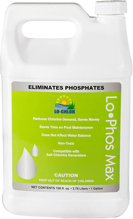 Lo-Phos Max Phosphate Remover for Swimming Pools - 1QT