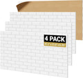 Brick Pattern Acoustic Panels 4-Pack - High Density Soundproofing