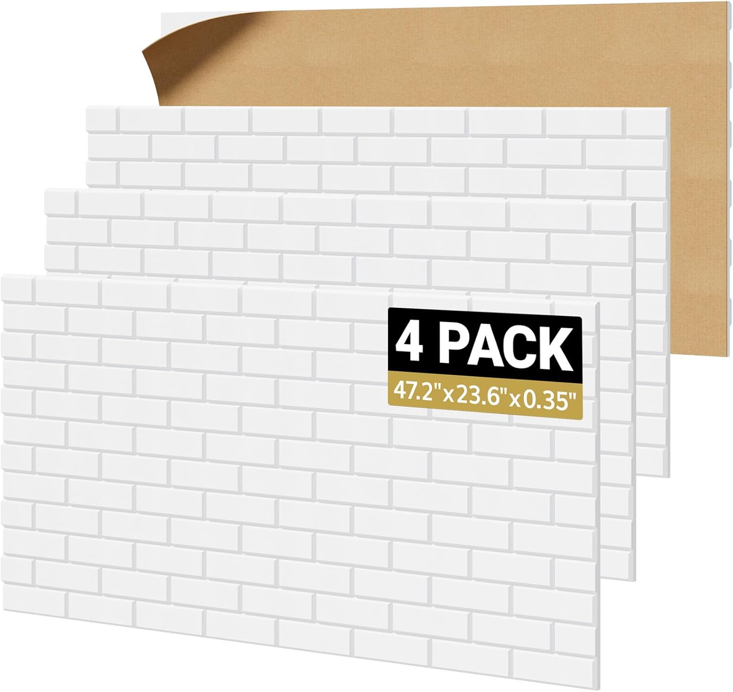 TONOR Brick Pattern Acoustic Panels for Soundproofing Rooms
