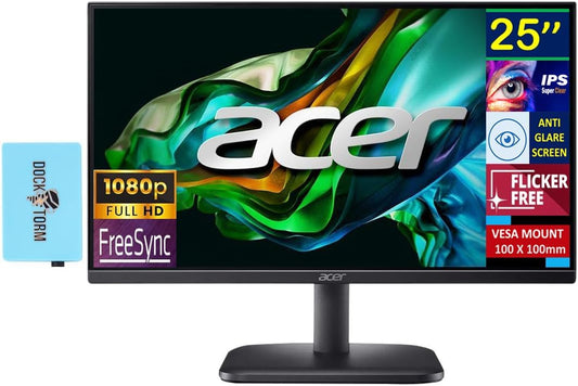 Acer 24.5 FHD Monitor: 100Hz FreeSync VESA Mount