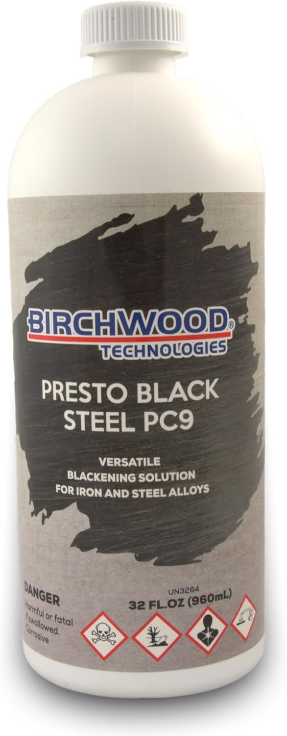 Presto Black STEEL PC9 - Ultimate Blackening Solution for Metals