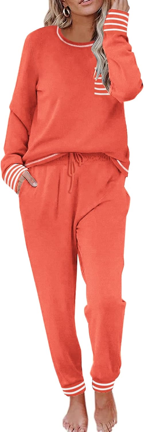 Ekouaer Pajamas Women's Long Sleeve Pj Set for Ultimate Comfort