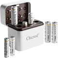 Rechargeable 4AA and 4AAA Batteries with USB-C Charger - Long Lasting