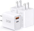 USB C Super Fast Charger 3-Pack Dual Port - High-Speed Charging