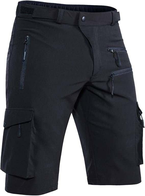 Hiauspor Men's Mountain Bike Shorts Quick Dry Stretch Design