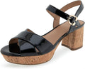 Aerosoles Womens Cosmos Heeled Sandal - Comfortable Platform Style