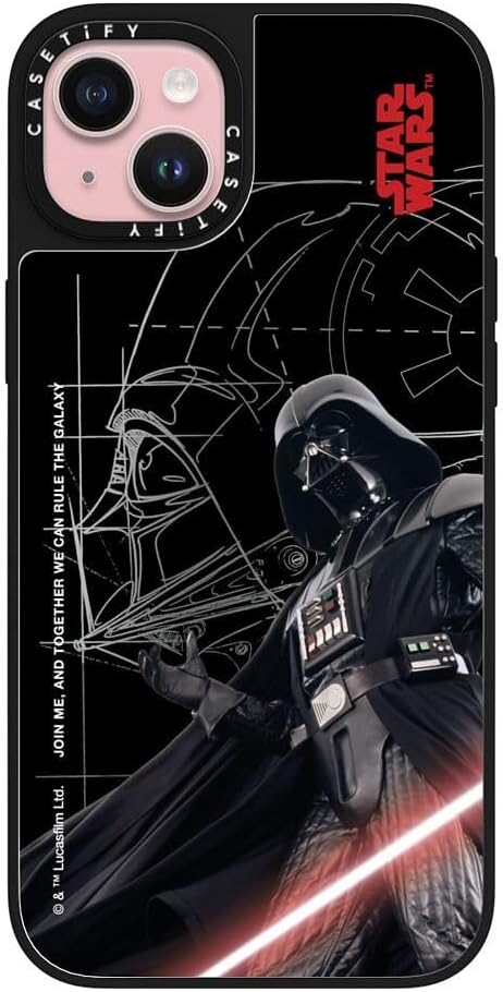 CASETiFY Mirror iPhone 15 Plus Case with Darth Vader Design
