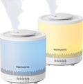 Small Humidifiers for Bedroom 2-Pack - Compact Cool Mist Top Fill