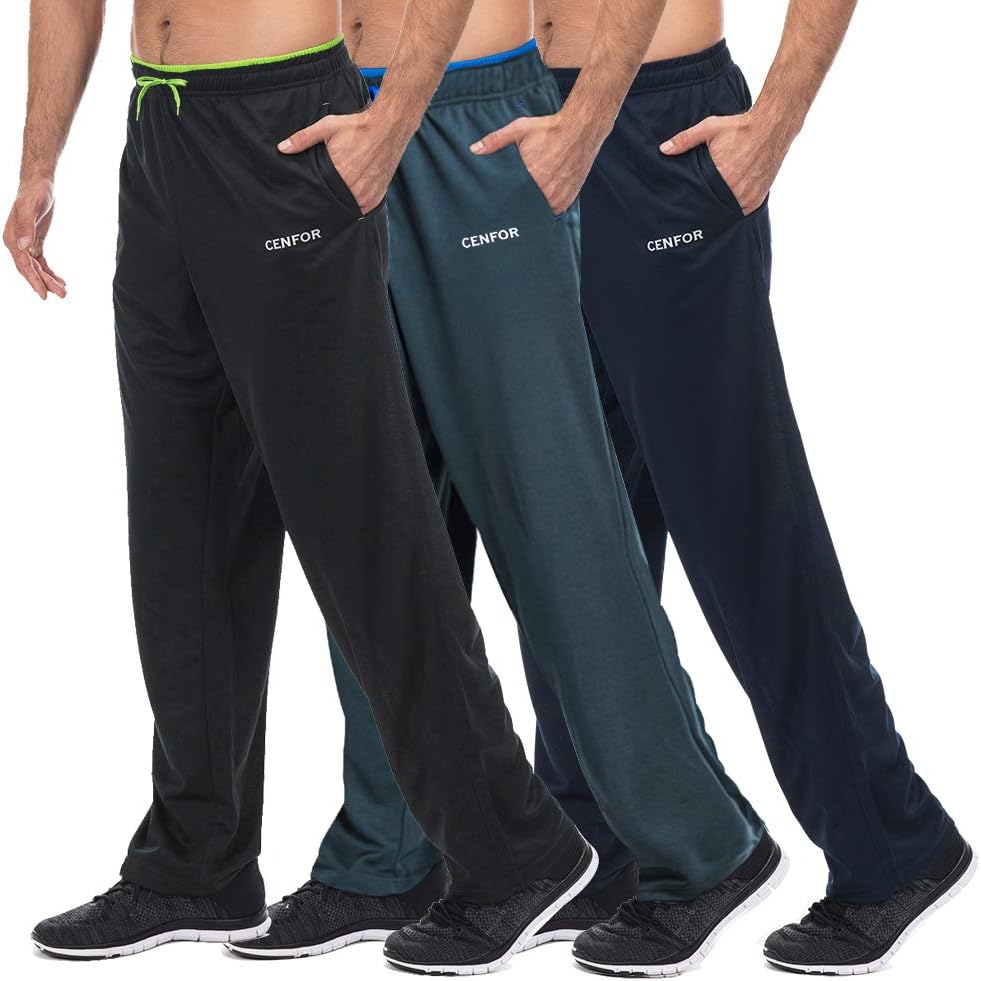 CENFOR Men's Sweatpants for Athletic Jogging and Casual Wear
