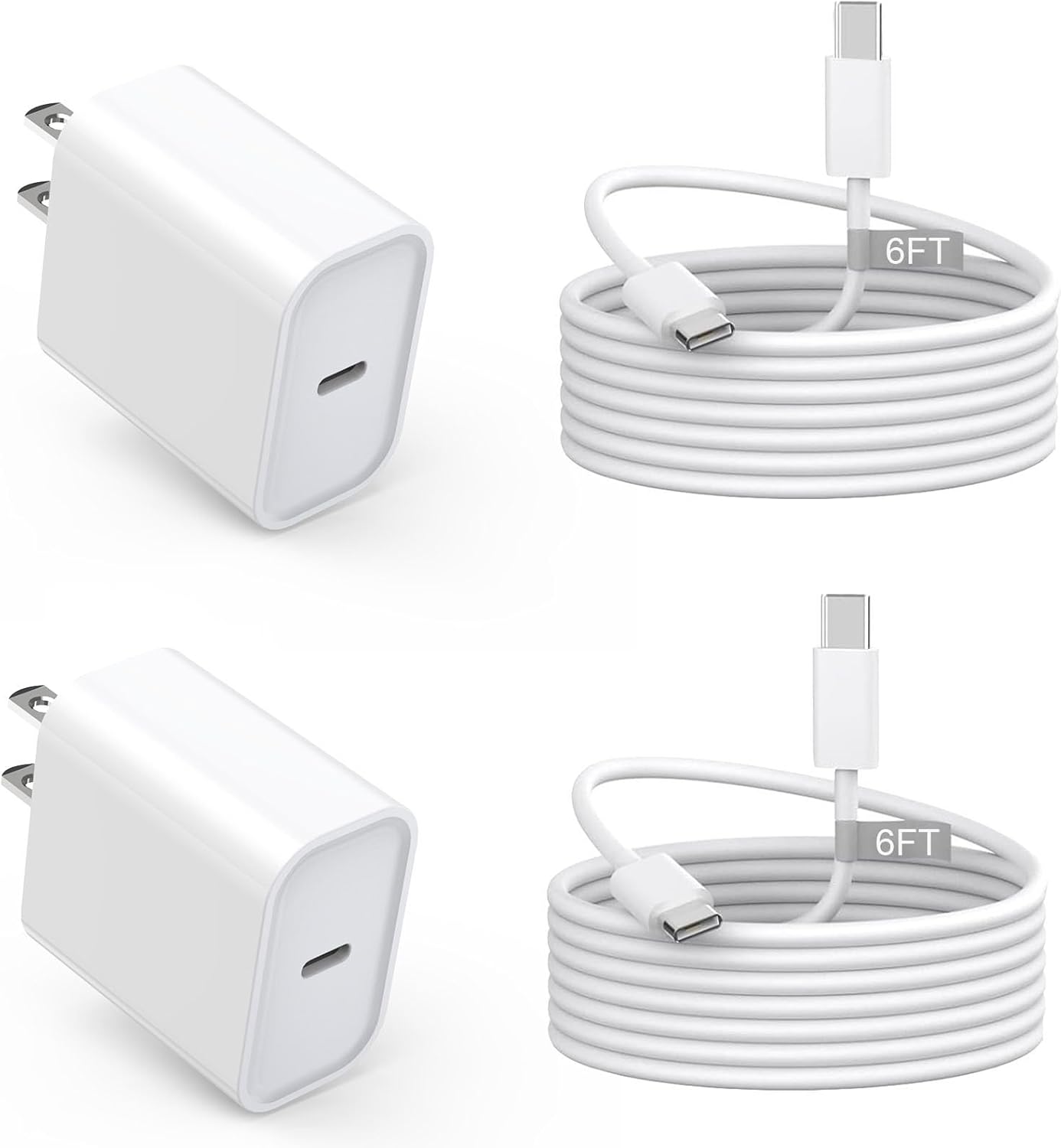 Nuinno Fast USB C Charger Kit - Lightning Fast Charging