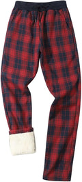Men's Sherpa Lined Fleece Jogger Pants - Straight Leg Winter Warmth