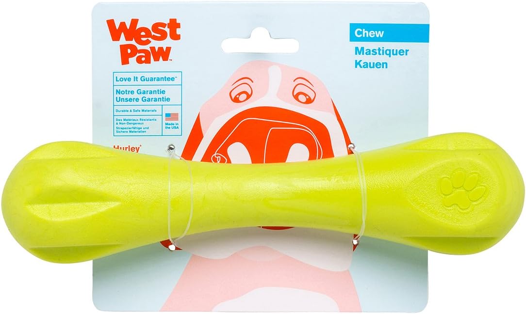 WEST PAW Hurley Dog Bone Toy: Floatable Fun for Aggressive Chewers!