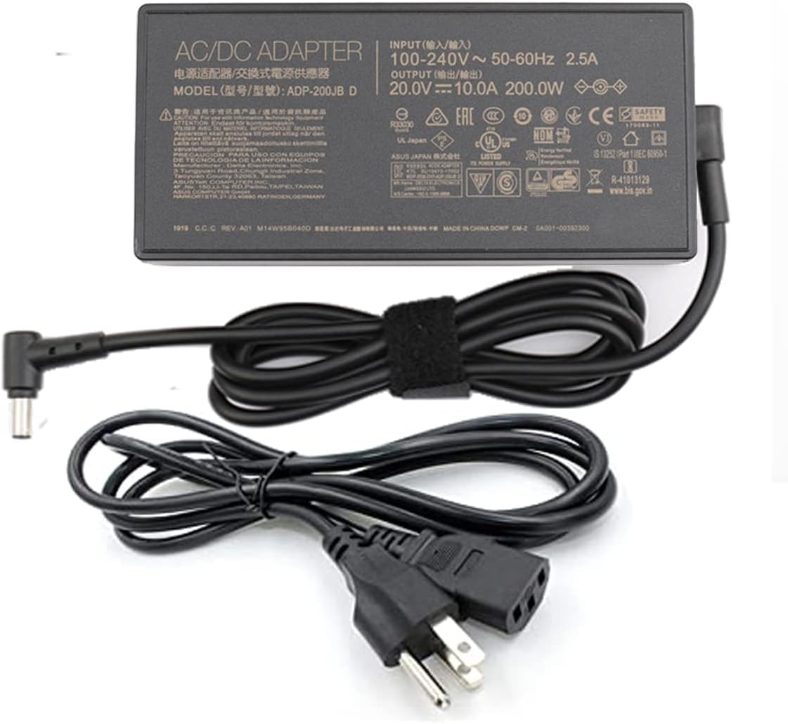 High Performance 200W 20V Charger for ASUS ROG Zephyrus G15 - OKSuport