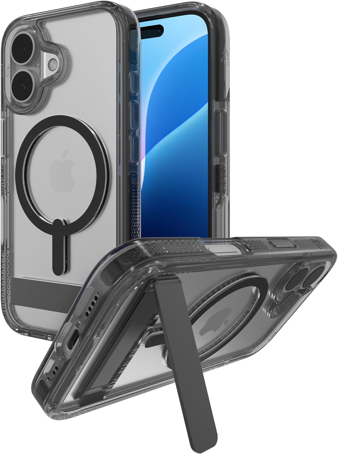 ZAGG Santa Cruz Snap Case for iPhone 16 with Kickstand