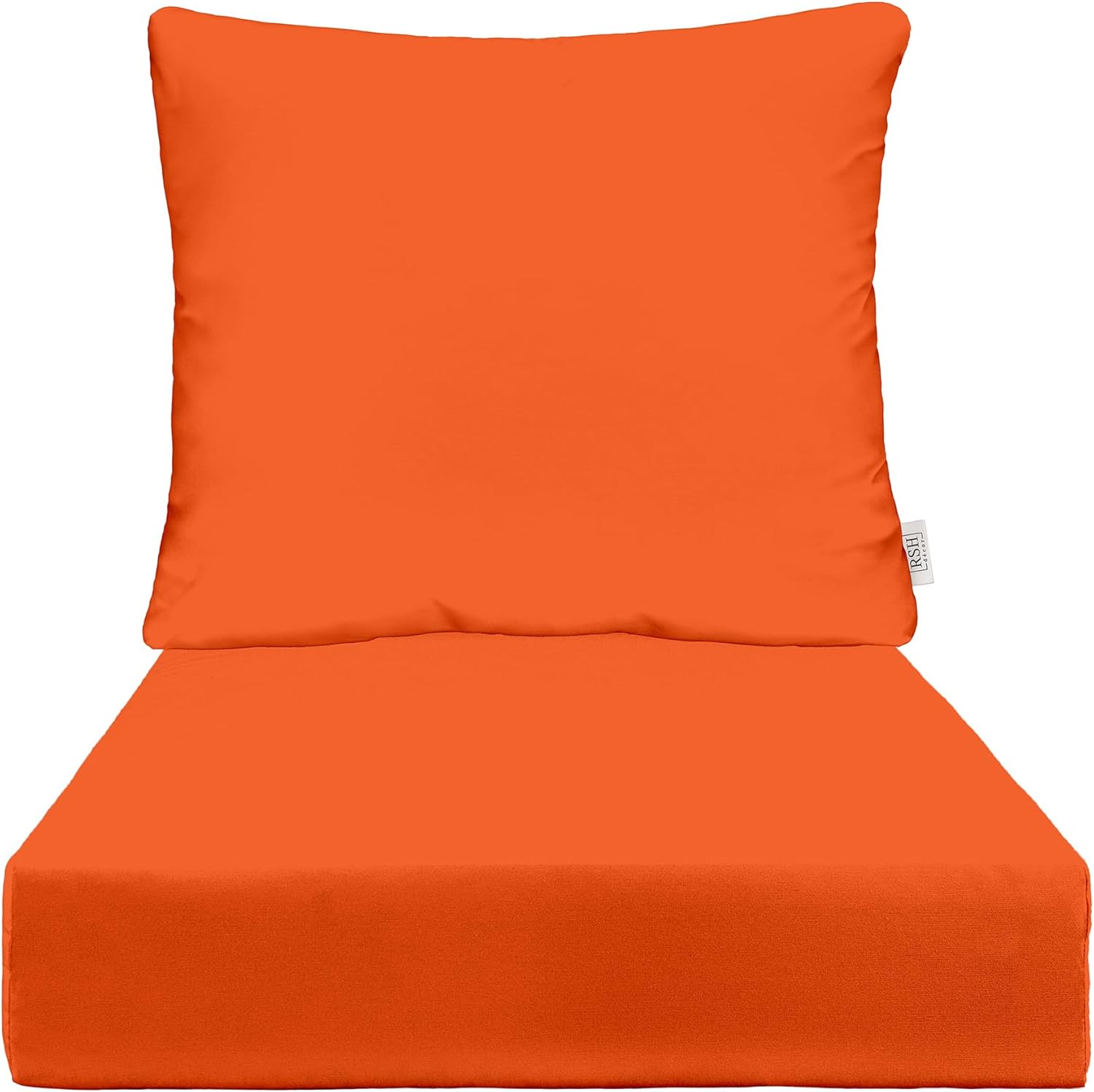 Sunbrella Deep Seating Cushion Set for Outdoor Chairs | 24 x 24 in