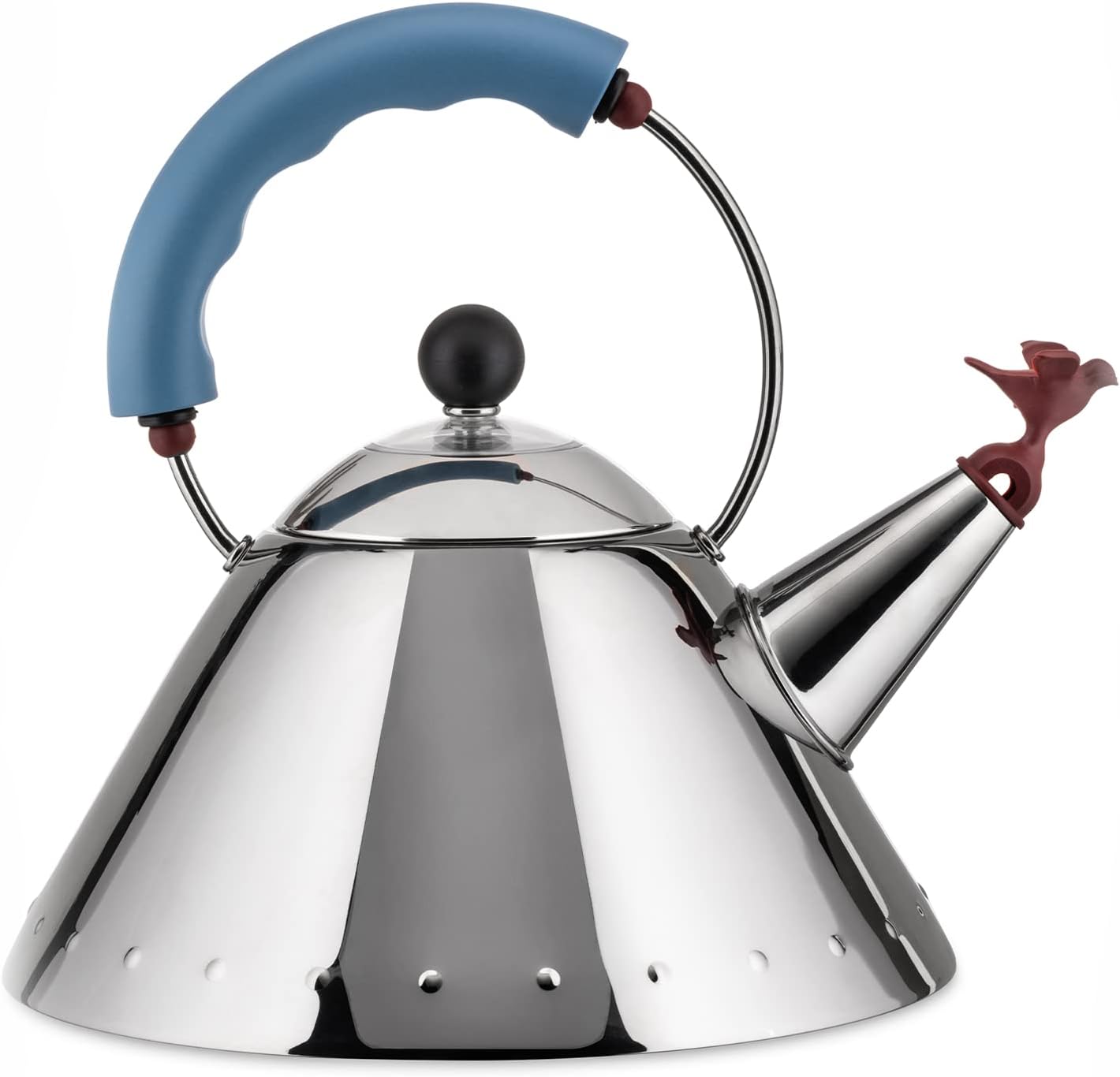 Alessi 9093 Kettle with Bird Whistle - Stylish Stainless Steel Design