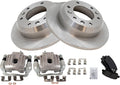 Rear Brake Pad & Rotor Kit Compatible with 2007-2008 Hyundai Entourage