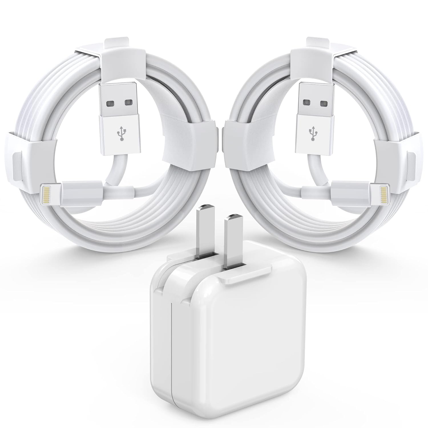 Fast Charge Your Devices Anywhere with MFi Certified Charger & Cables by IOSYS