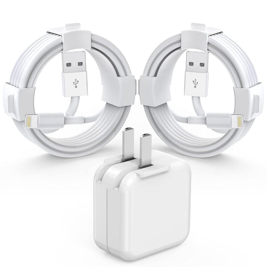 Fast Charge Your Devices Anywhere with MFi Certified Charger & Cables by IOSYS