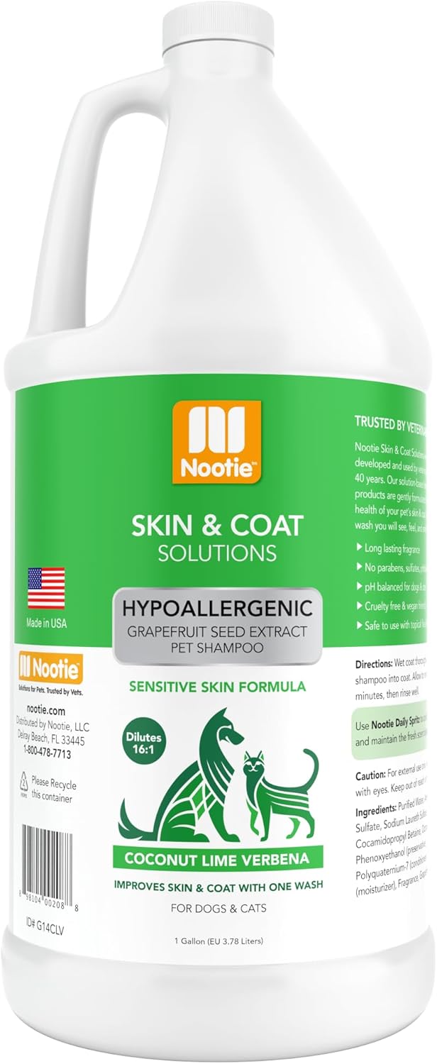 Nootie Pet Shampoo for Sensitive Skin - Gentle Dog Shampoo