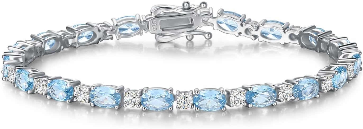 FANCIME Birthstone Tennis Bracelet for Women - Classic Charm