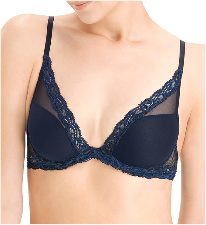 Natori Feathers Contour Plunge Bra: Comfort Meets Elegance