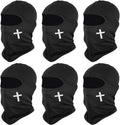 6 PCS Ski Mask Christian Full Face Balaclava - UV Wind Dust Protection