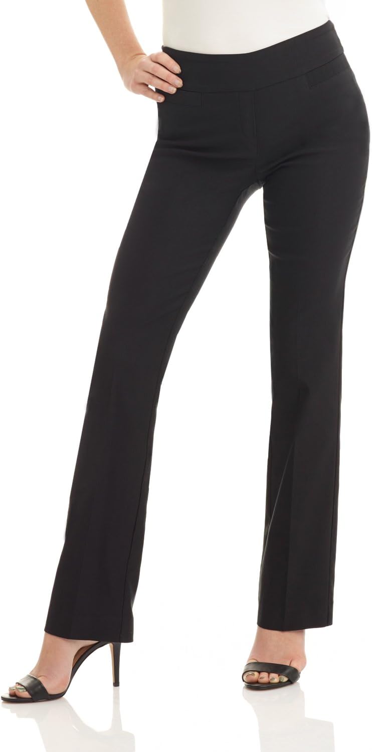 Rekucci Womens Comfort Stretchy Bootcut Office Pants for All Sizes