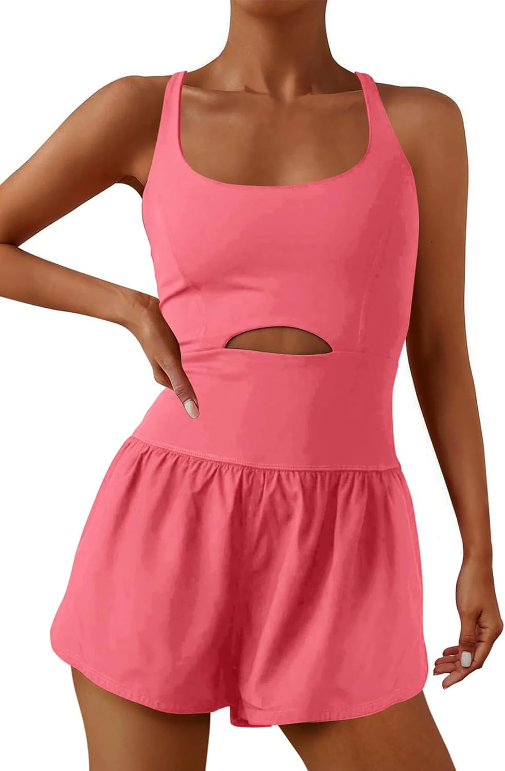 ReachMe Womens Running Onesie Athletic Romper for Active Wear
