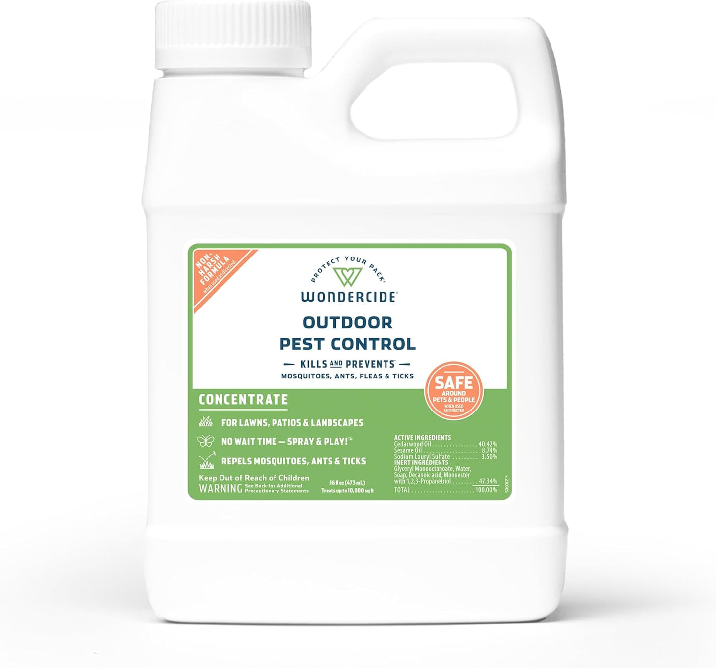 Wondercide Outdoor Pest Control Spray Concentrate for Insects