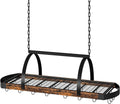 Hanging Pot Rack Ceiling Mounted Pot Holder - Space-Saving Organizer