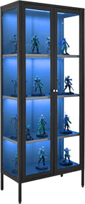 VEVOR Display Cabinet with Glass Door for Collectibles and Trophies