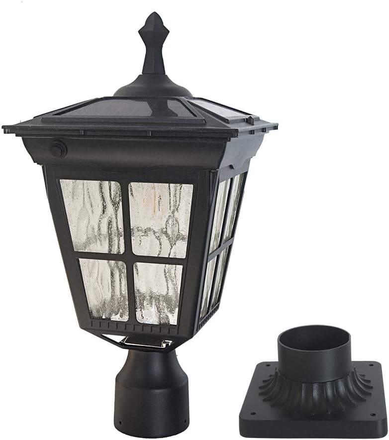 Kemeco ST4311AQ Solar Post Light Fixture for Outdoor Use