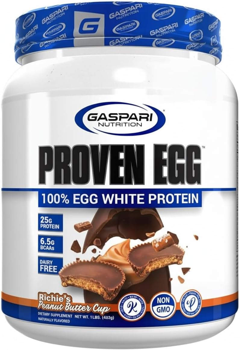 Gaspari Nutrition Proven Egg White Protein for Lean Muscle Gain