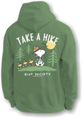 Men's Snoopy Hiking Hoodie - Peanuts Graphic Pullover