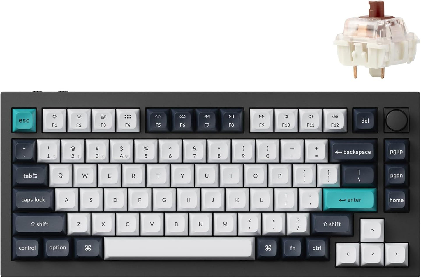 Ultimate Custom Mechanical Keyboard - Keychron Q1 Max - Gateron Jupiter Brown
