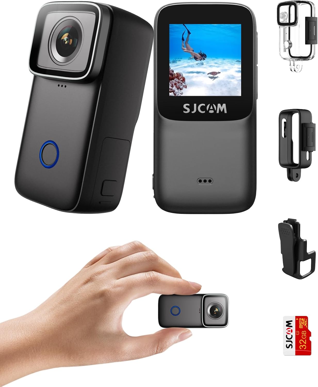 Pocket-sized 4K Action Cam - Waterproof, Stabilized