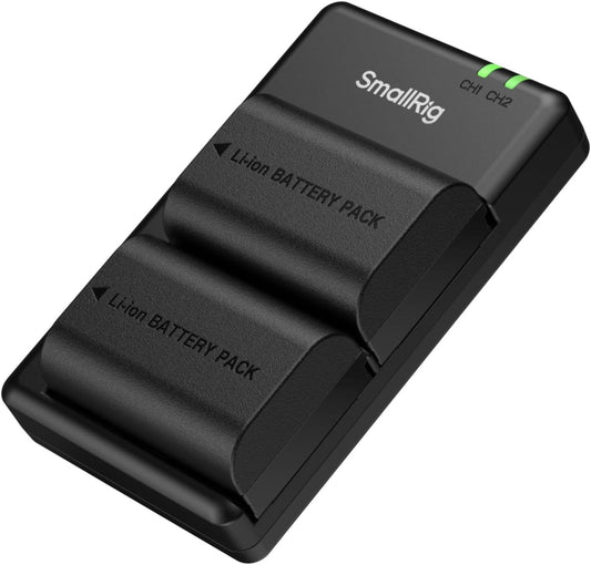 SMALLRIG Camera Battery Charger Set for Canon LP-E6P Users