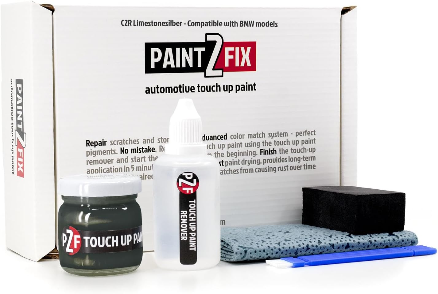 C2R Limestonesilber Touch-Up Paint & Scratch Repair Kit