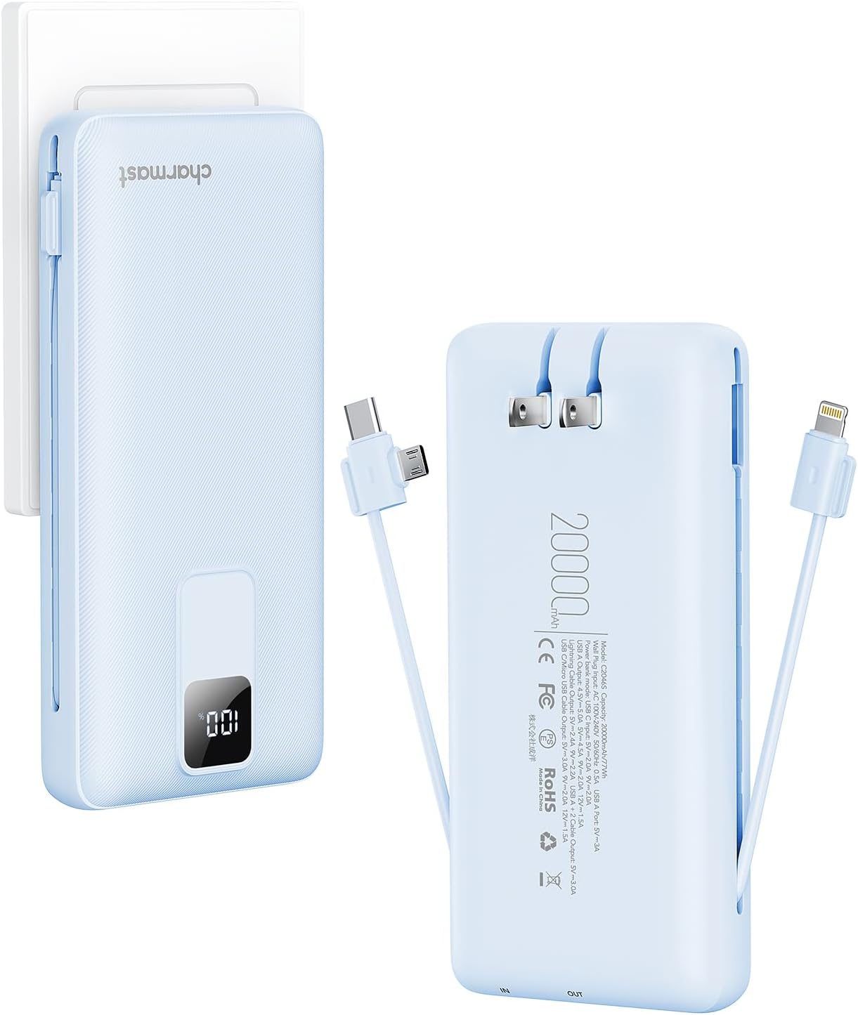 Charmast 20000mAh Fast Charging Power Bank