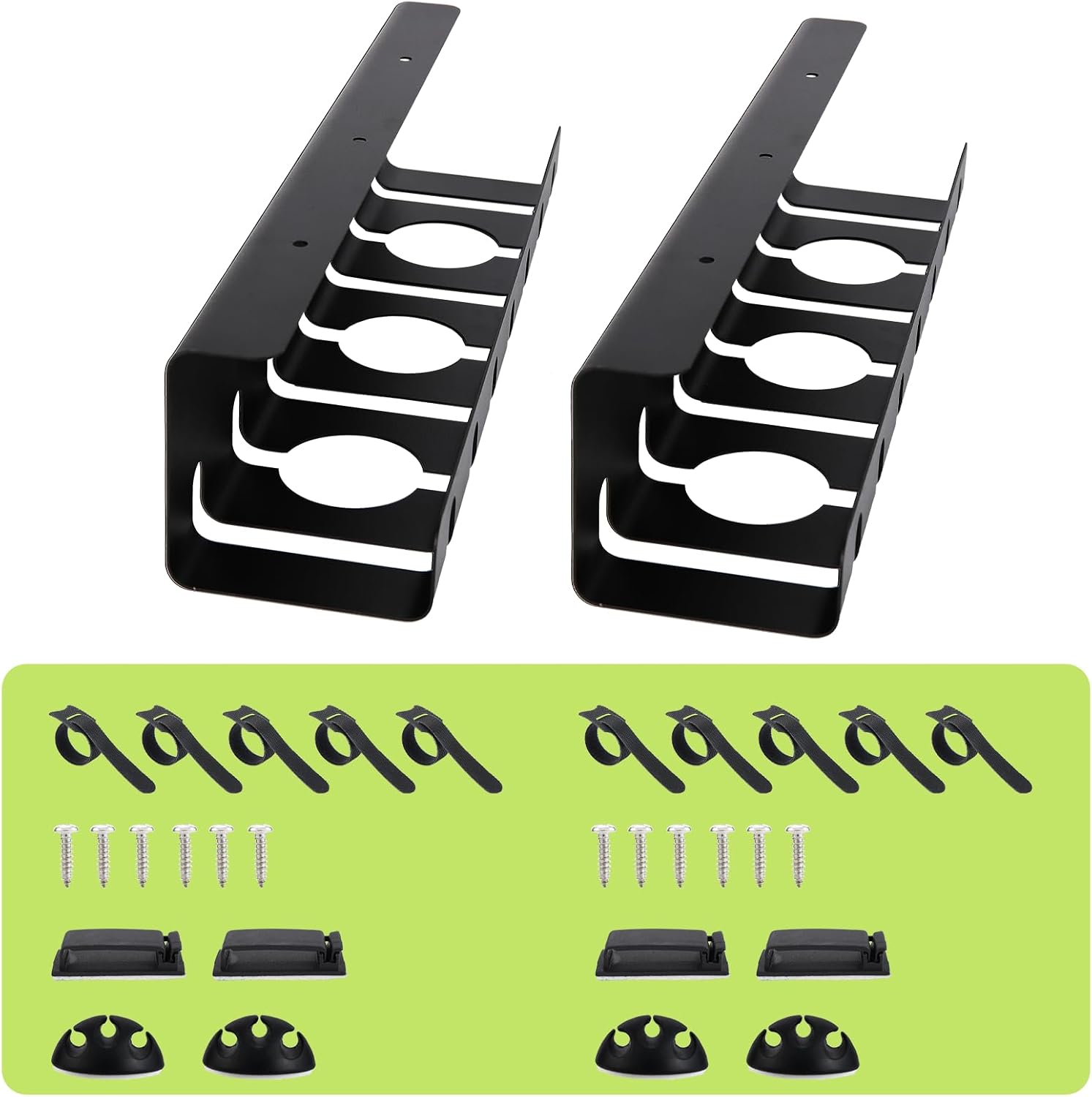 Sleek Under Desk Cable Management Solution