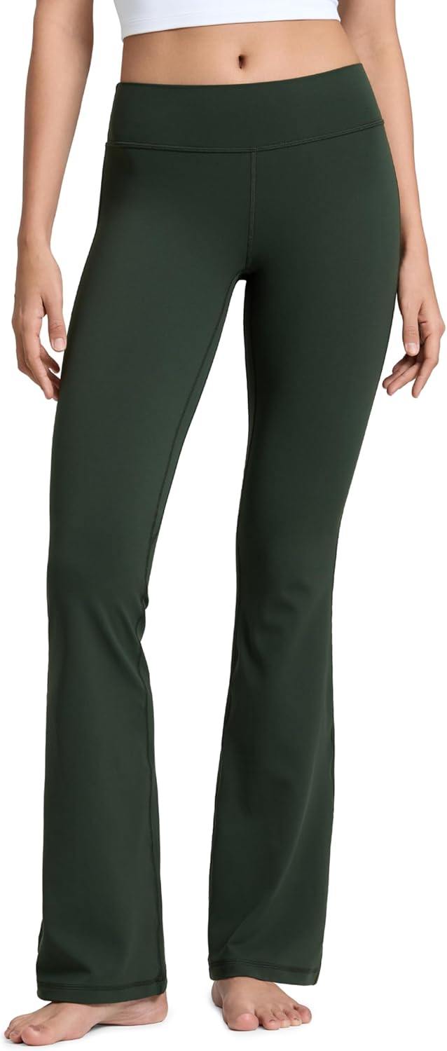 CRZ YOGA Butterluxe Low Rise Flare Leggings for Comfort