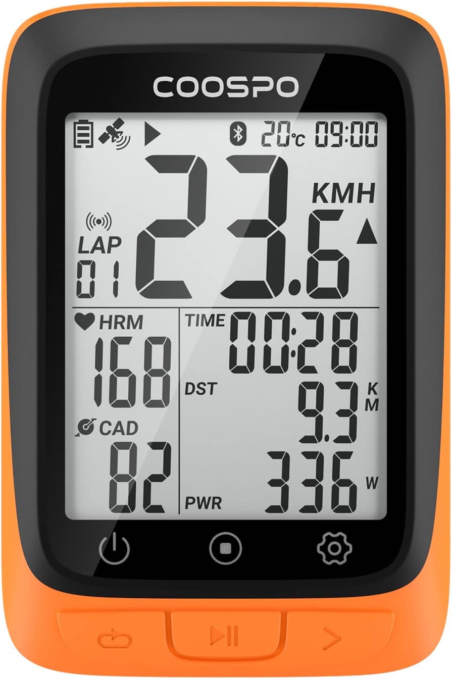 COOSPO GPS Bike Computer: Track Speed with Ease!