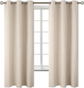 Champagne Blackout Curtains 2-Pack 38 x 63 in - Grommet Thermal Panels