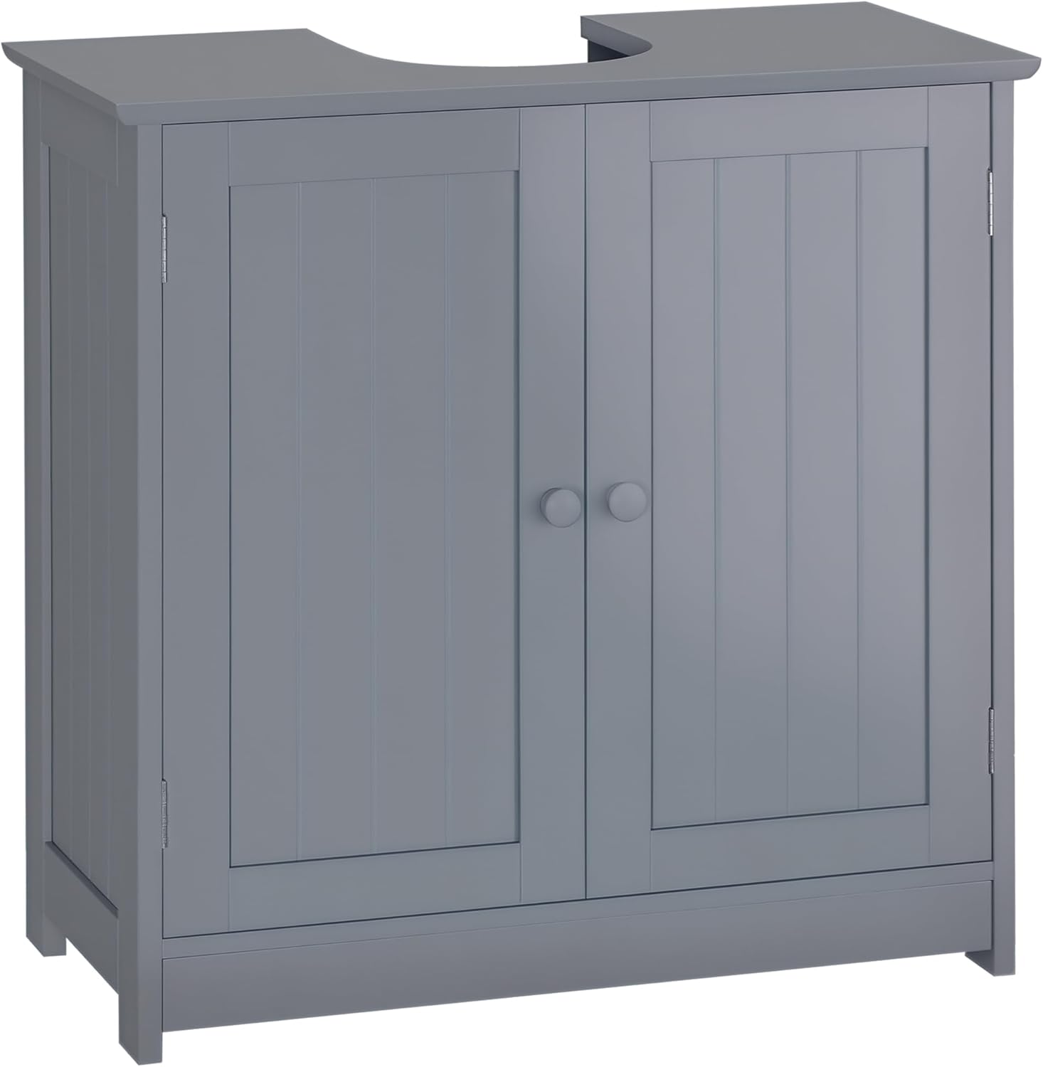 Under Sink Bathroom Cabinet with 2 Doors and Adjustable Shelf