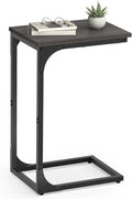 VASAGLE C-Shaped End Table for Couch - Slim Side Table for Small