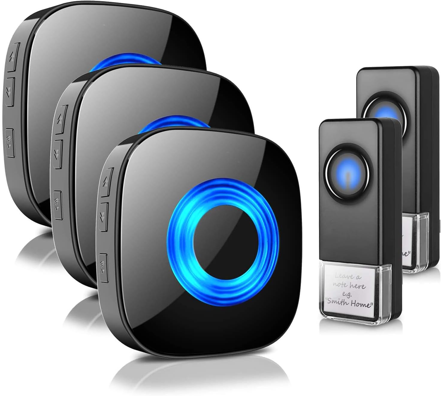 PHYSEN Wireless Doorbell - 1300-ft Range, 58 Ringtones, Waterproof Kit!